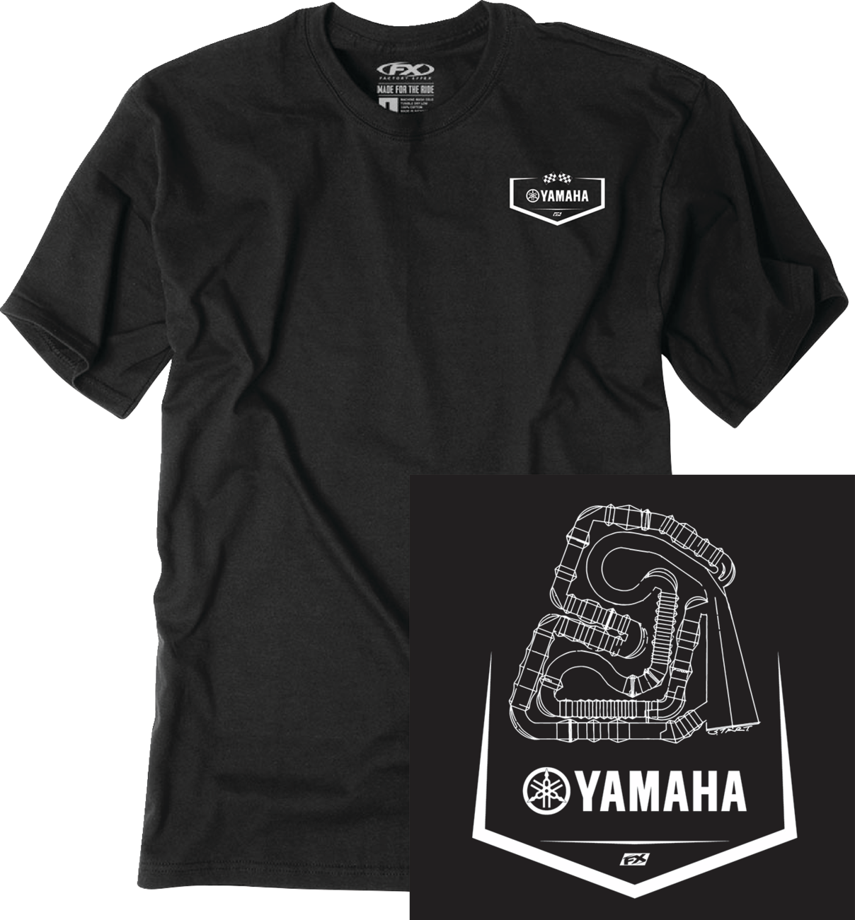 Factory Effex Yamaha Track T Shirt
