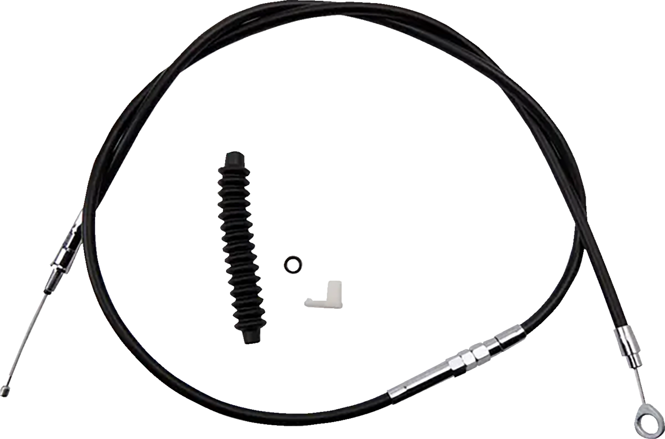 High-Efficiency Black Vinyl Clutch Cable