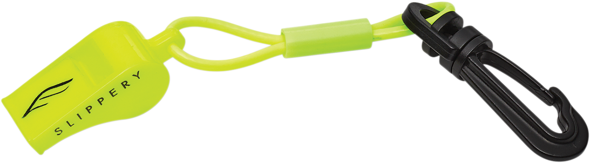 Slippery Whistle with Black Snap Hook