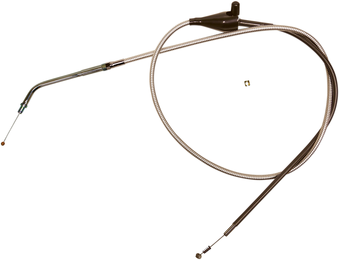 Magnum Shielding Polished Stainless Steel Braided Idle Cable