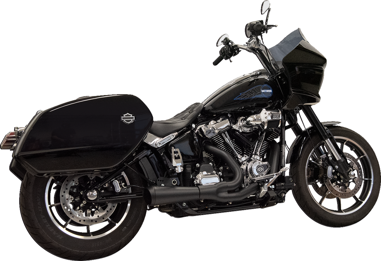 Bassani Xhaust 2-into-1 Ripper Exhaust System with Megaphone Muffler