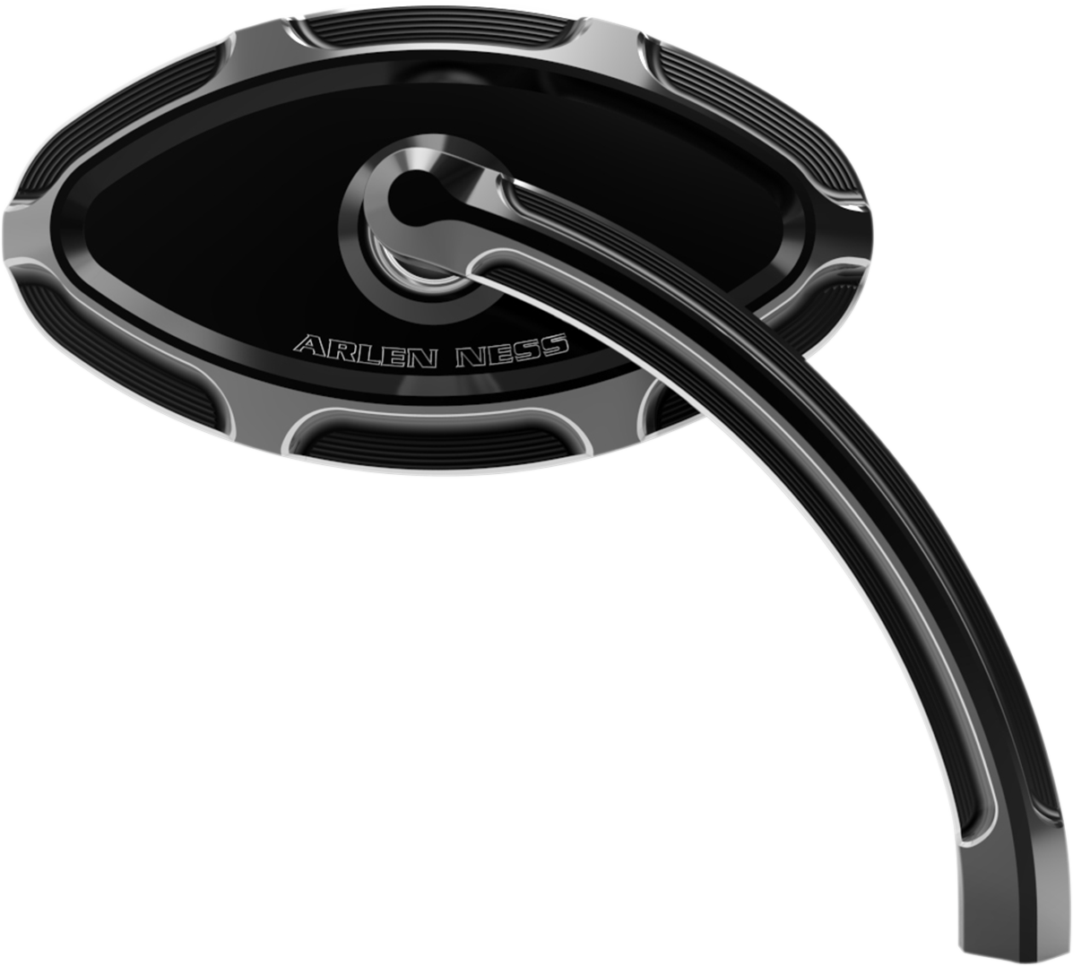Arlen Ness Beveled Short Stem Cat Eye Mirror