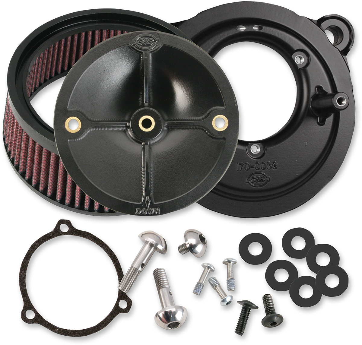 S&S Cycle Super Stock Stealth Air Cleaner Kit