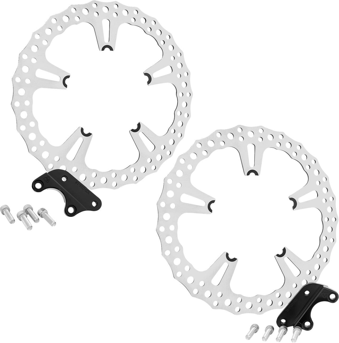 Arlen Ness 15" Big Brake Jagged Floating Rotor Kit