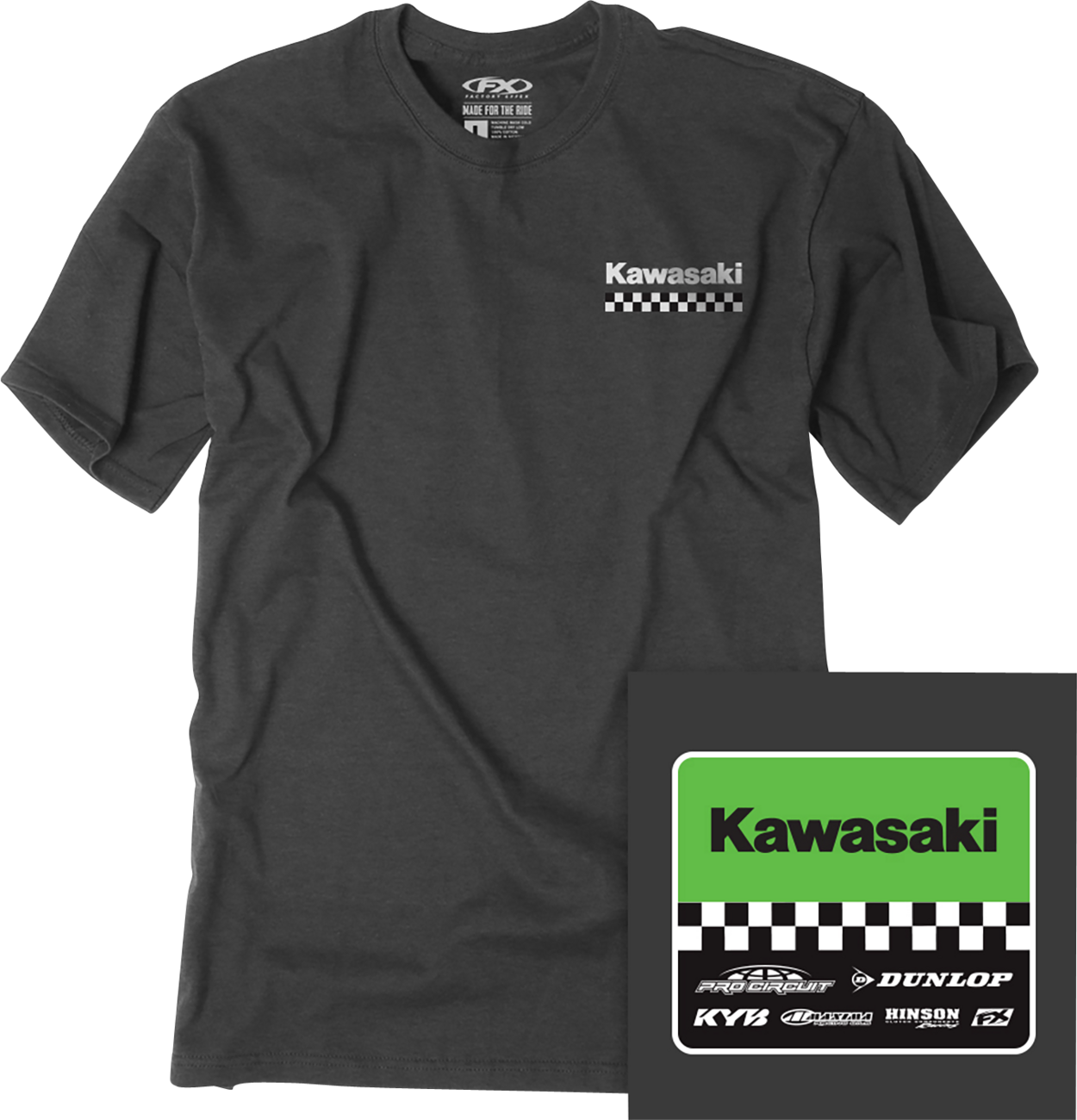 Factory Effex Youth Kawasaki Starting Line T Shirt