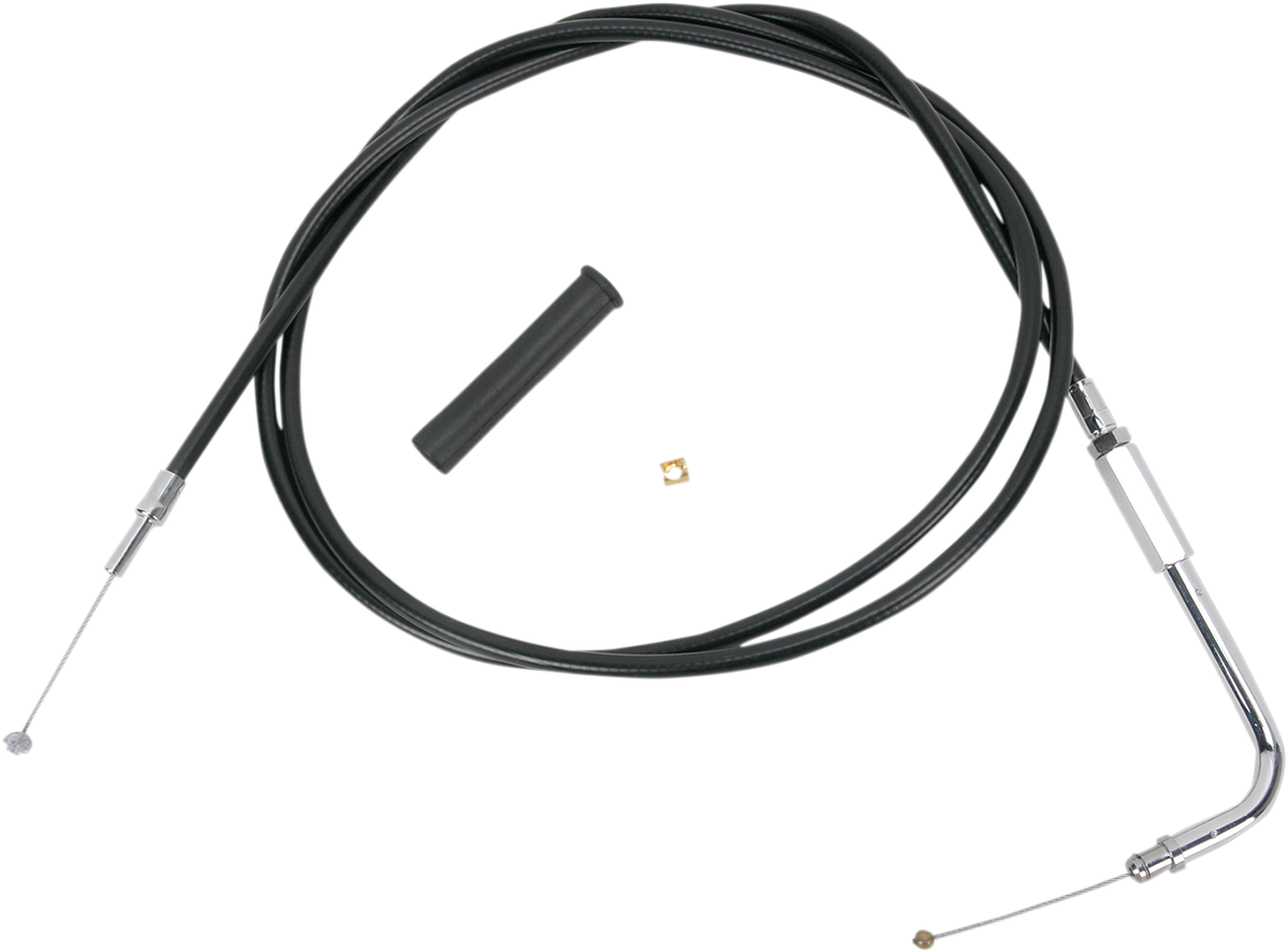 Drag Specialties Black Vinyl Throttle Cable