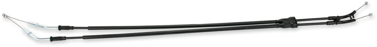 Parts Unlimited Black Vinyl Throttle Cable