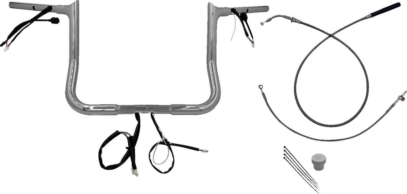 Fat Baggers Inc. 1-1/4" EZ Install Pointed Top Handlebar