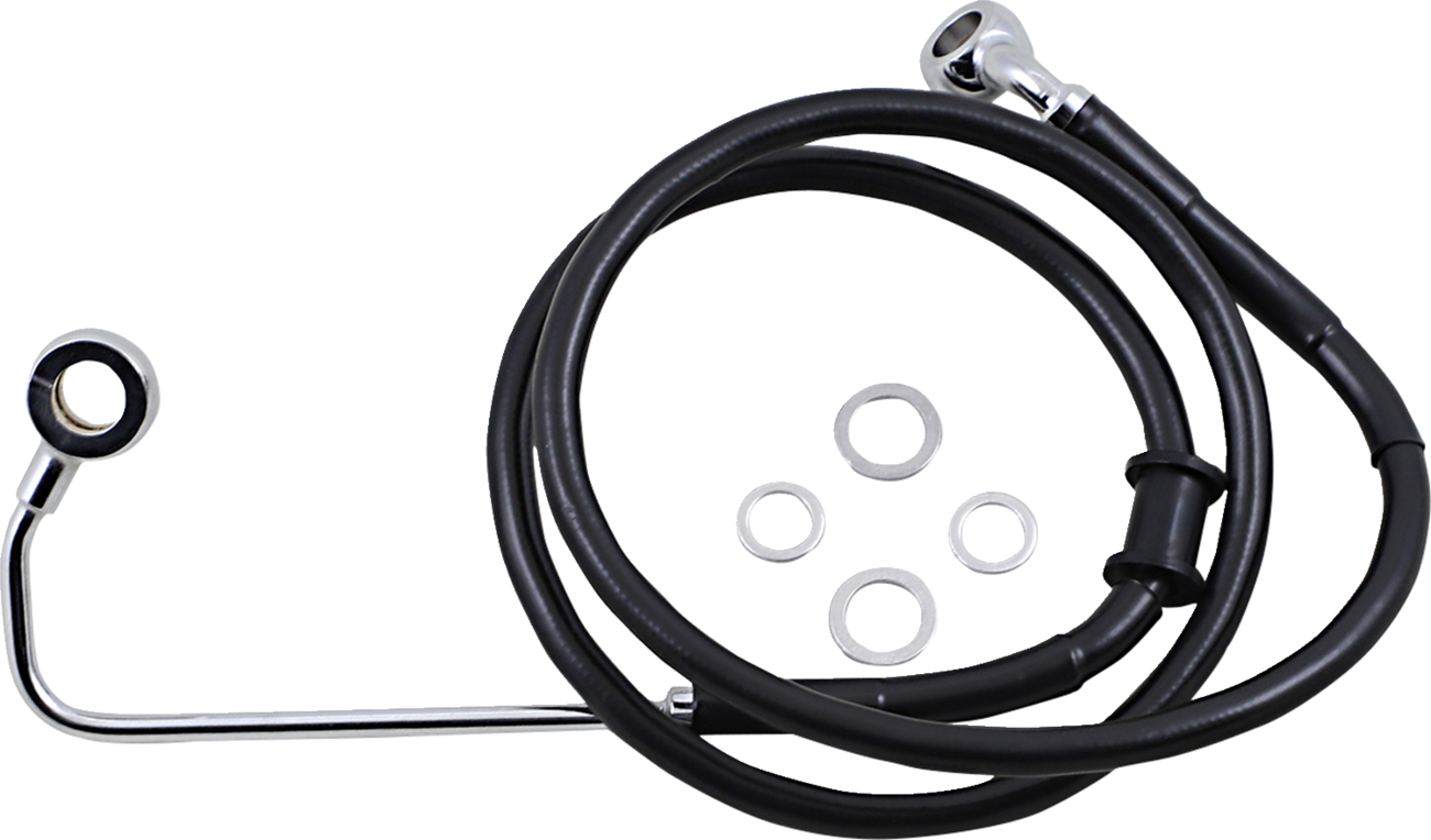 Drag Specialties Extended Length Stainless Steel Brake Line