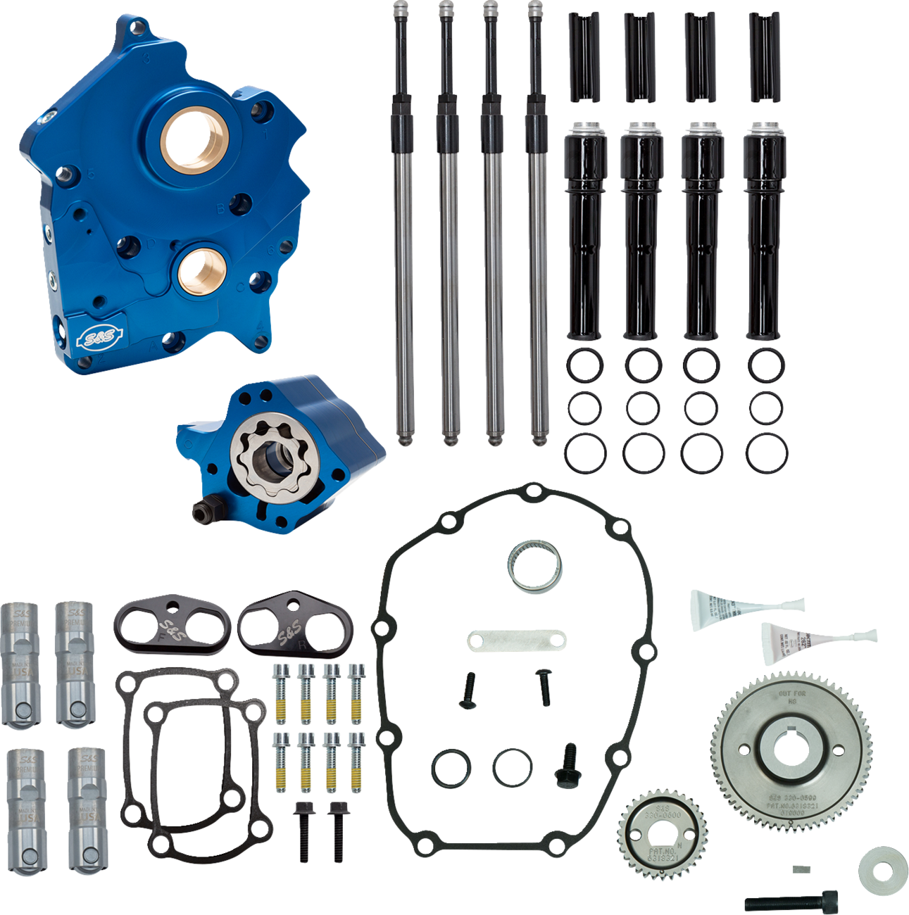 S&S Cycle Cam Chest Kit without Cams for Gear Drive M8