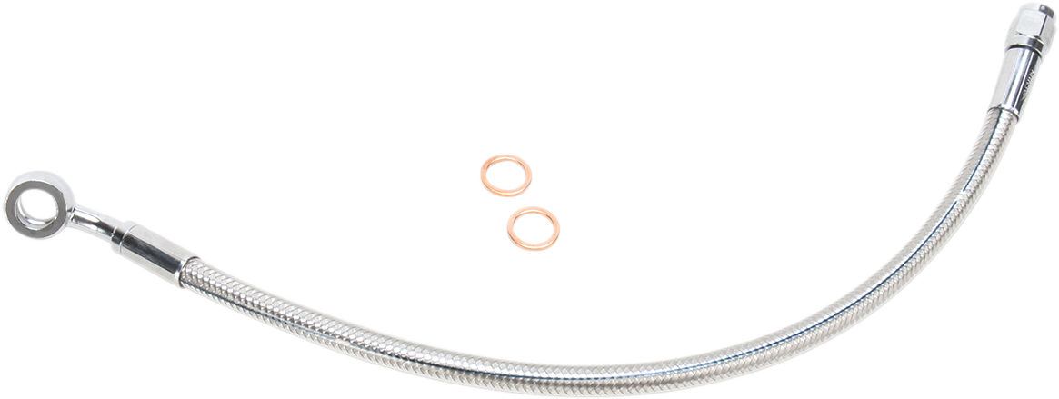 Magnum Shielding Alternate Length Designer Series Braided Non-ABS Front Upper Brake Line Kit