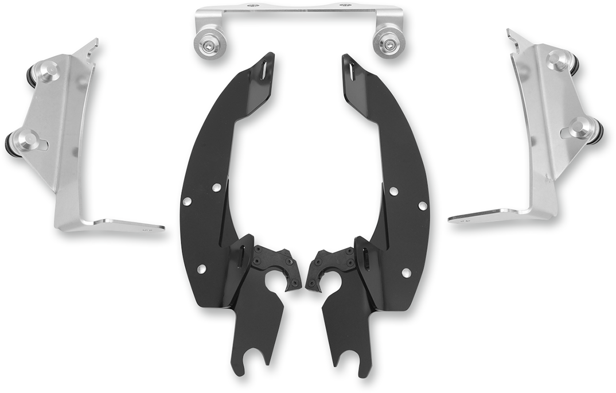 Memphis Shades Windshield Batwing Trigger-Lock Complete Mount Kit