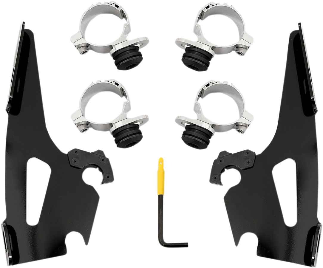 Memphis Shades Fats/Slim Windshield Trigger Lock Complete Mount Kit