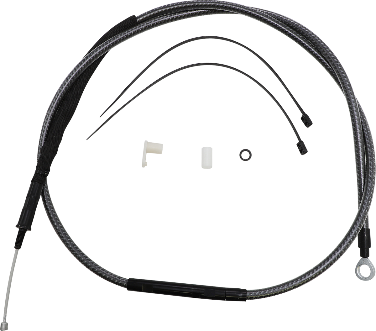 Magnum Shielding High-Efficiency Polished KARBONFIBR Clutch Cable
