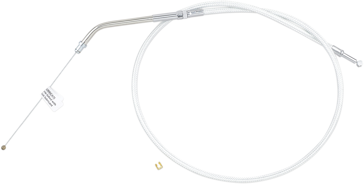 Magnum Shielding Sterling Chromite II Braided Throttle Cable for Harley-Davidson