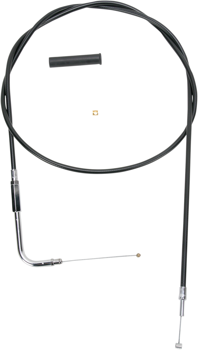Drag Specialties Black Vinyl Throttle Cable