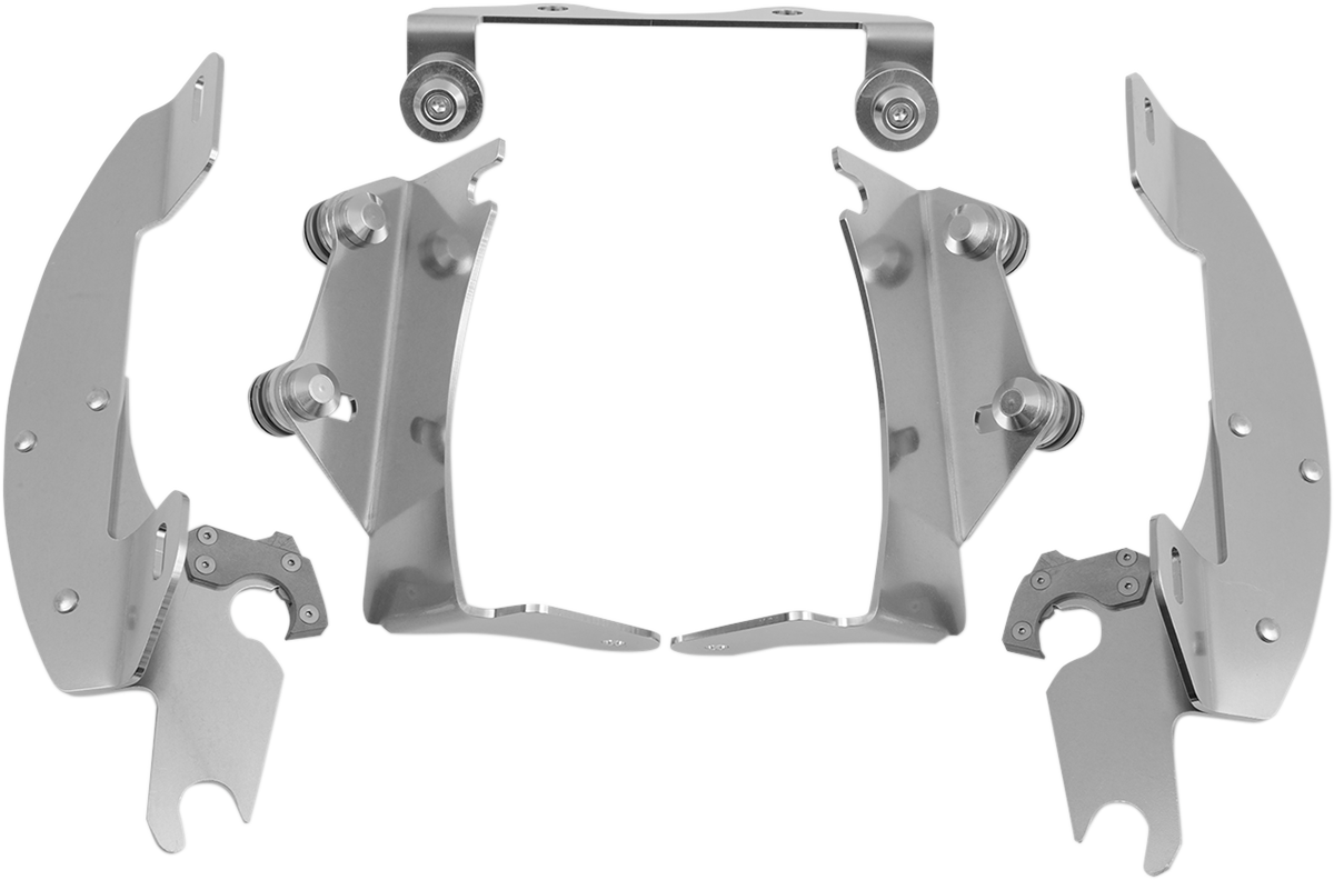 Memphis Shades Windshield Batwing Trigger-Lock Complete Mount Kit