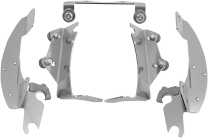 Memphis Shades Windshield Batwing Trigger-Lock Complete Mount Kit