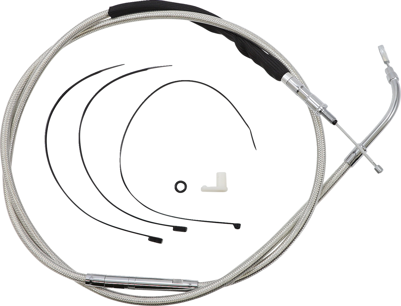Magnum Shielding High-Efficiency Polished Stainless Clutch Cable