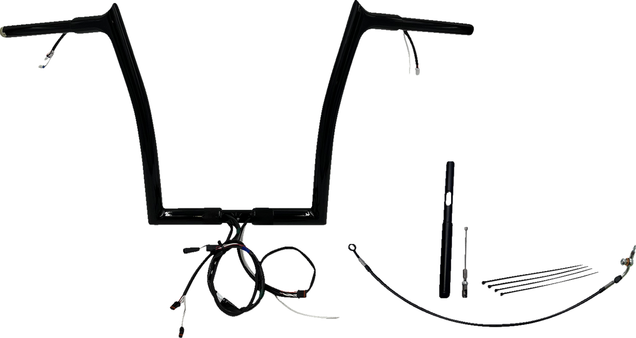 Fat Baggers Inc. EZ Install Wired 1-1/2" Flat Top Handlebar Kit