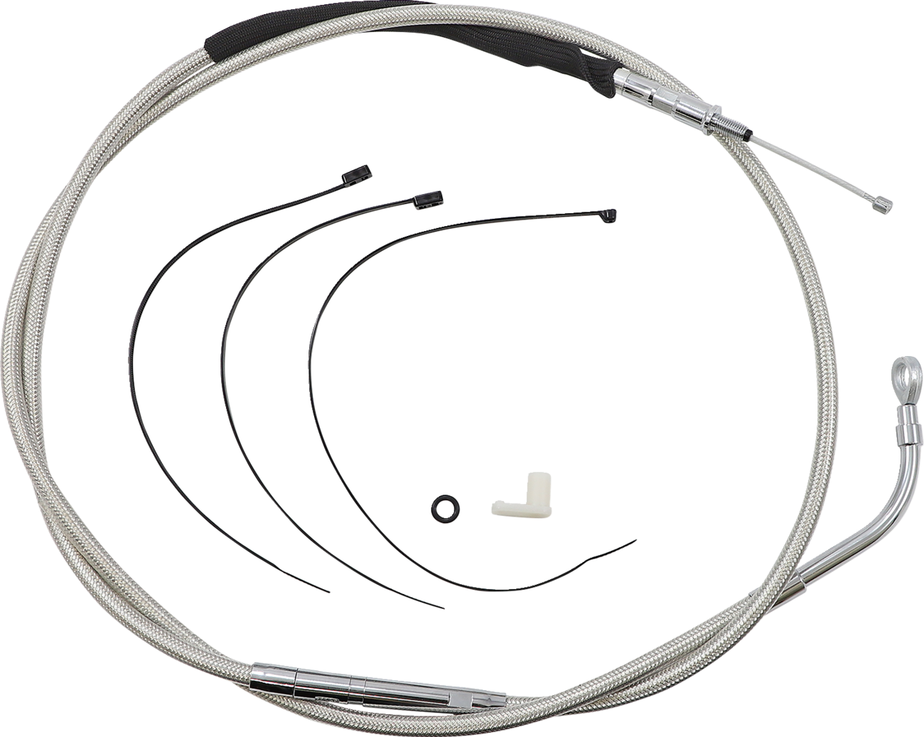 Magnum Shielding High-Efficiency Polished Stainless Clutch Cable