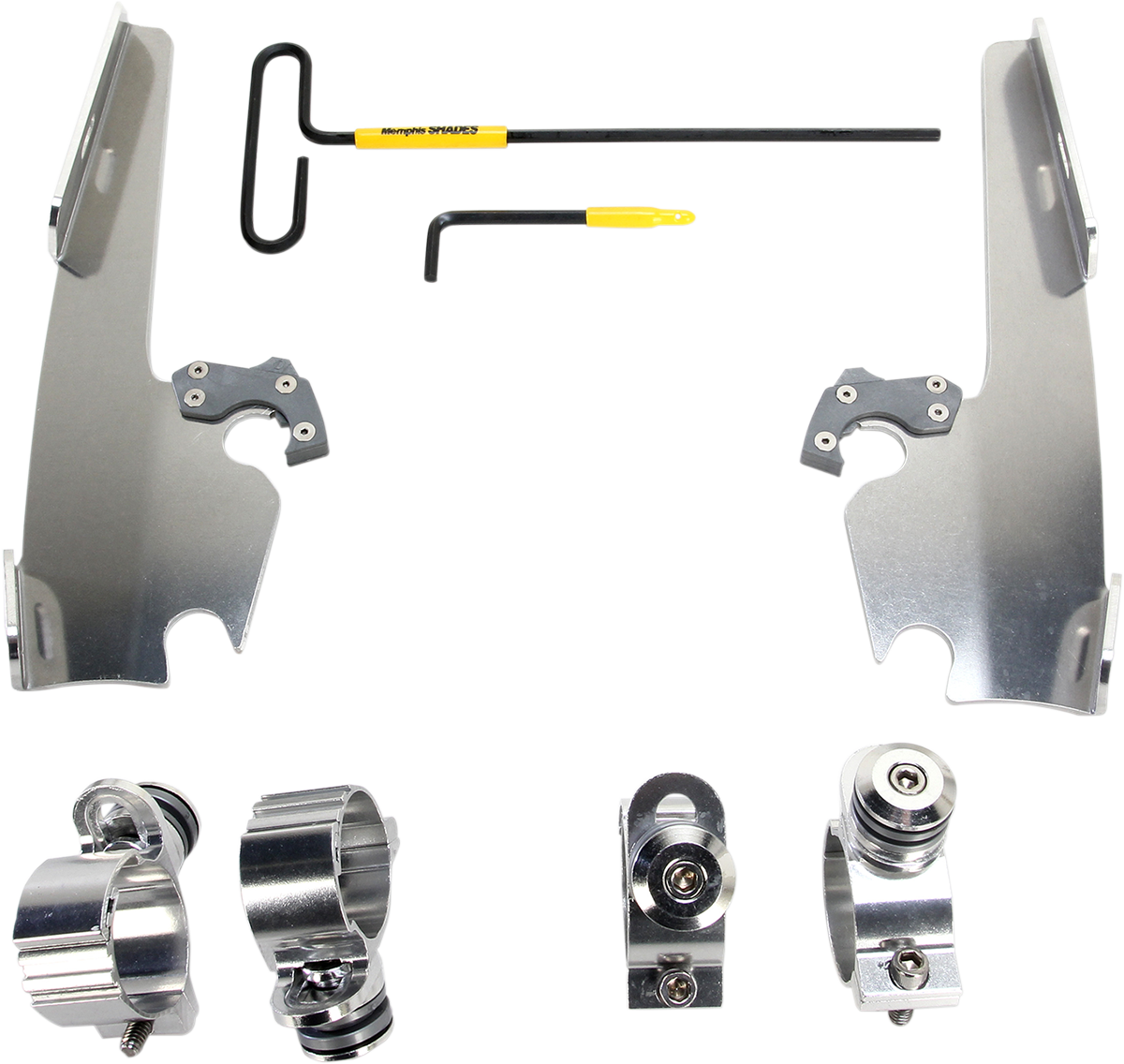Memphis Shades Fats/Slim Windshield Trigger Lock Complete Mount Kit