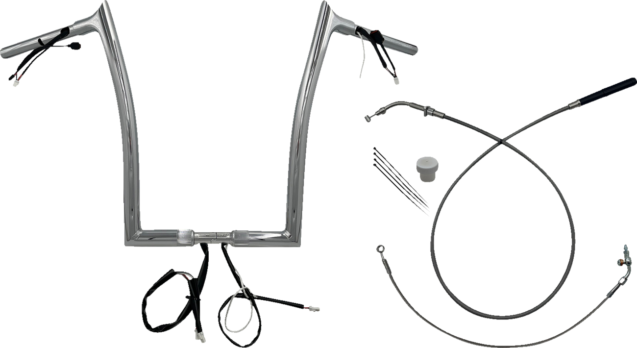 Fat Baggers Inc. 1-1/4" EZ Install Pointed Top Handlebar