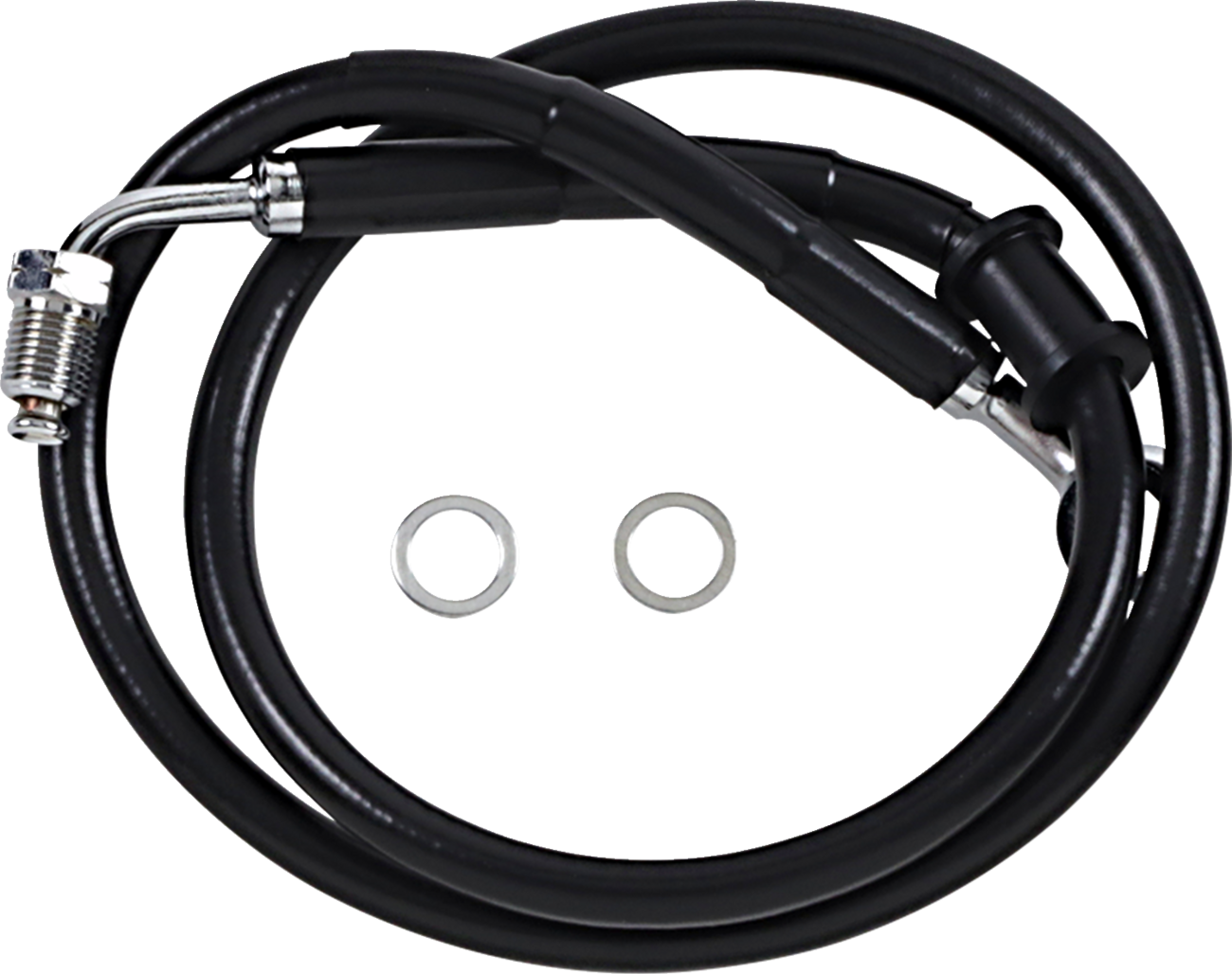 Drag Specialties Extended Length Stainless Steel Brake Line