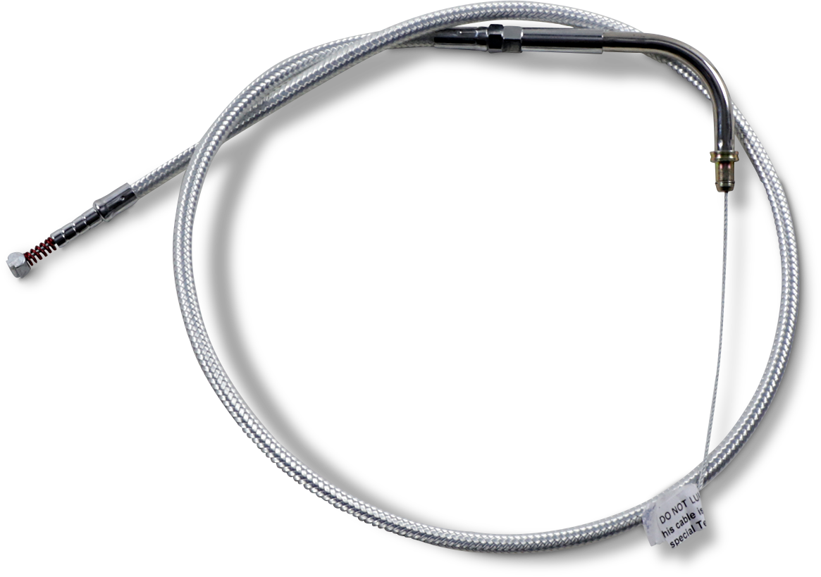 Magnum Shielding Sterling Chromite II Braided Idle Cable for Harley-Davidson
