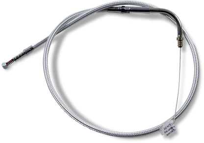 Magnum Shielding Sterling Chromite II Braided Idle Cable for Harley-Davidson