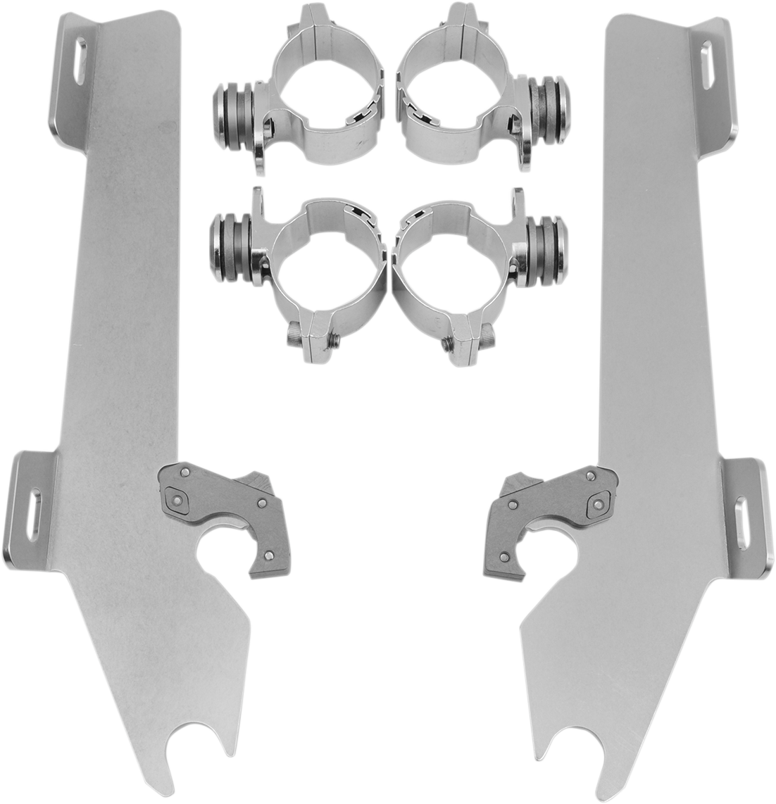 Memphis Shades Windshield Batwing Trigger-Lock Complete Mount Kit