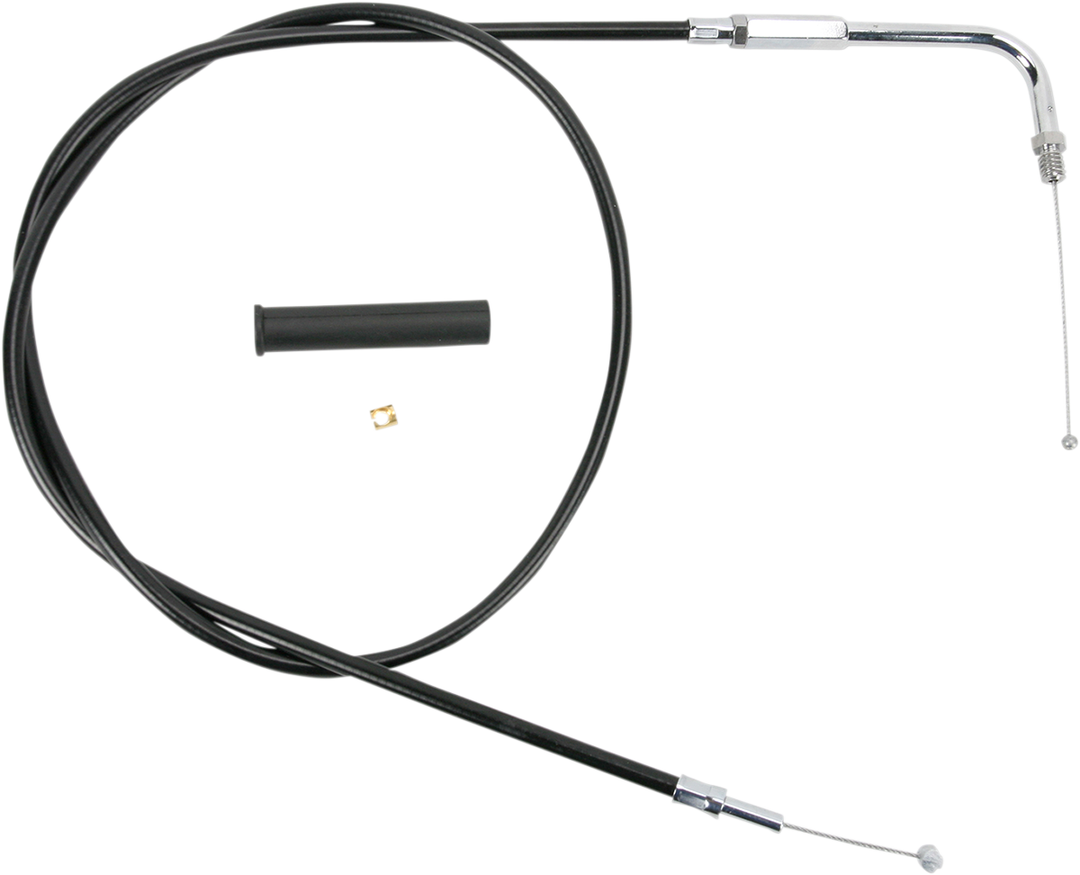 Drag Specialties Black Vinyl Throttle Cable