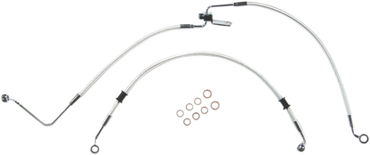 Magnum Shielding Braided Rear Brake Line Kit