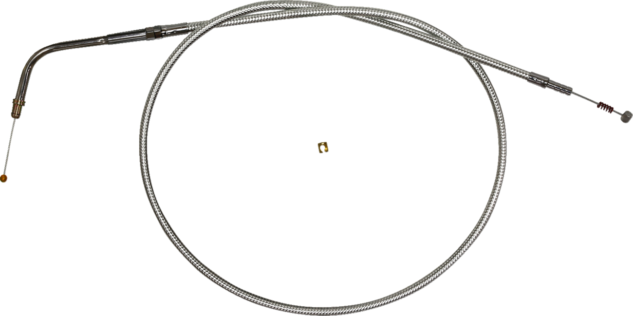 Magnum Shielding Sterling Chromite II Braided Idle Cable for Harley-Davidson