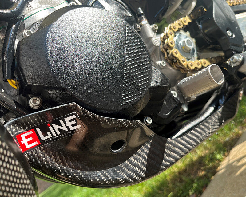 E-LINE ACCESSORIES Carbon Fiber Skid Plates