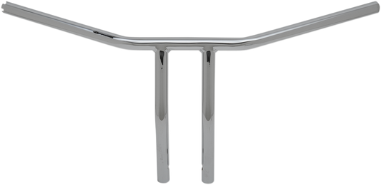 Drag Specialties 1" T-Bar - Dimpled - Curved