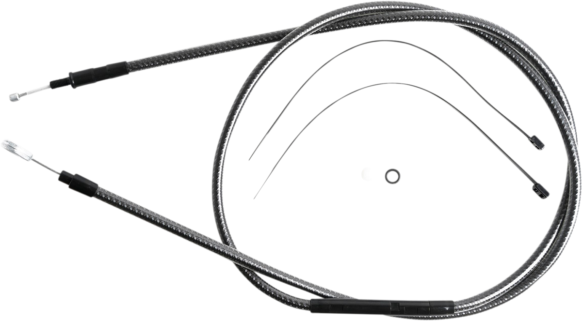 Magnum Shielding High-Efficiency Polished KARBONFIBR Clutch Cable