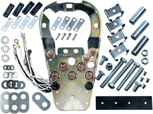 Drag Specialties Dash Base with Wire Harness Kit