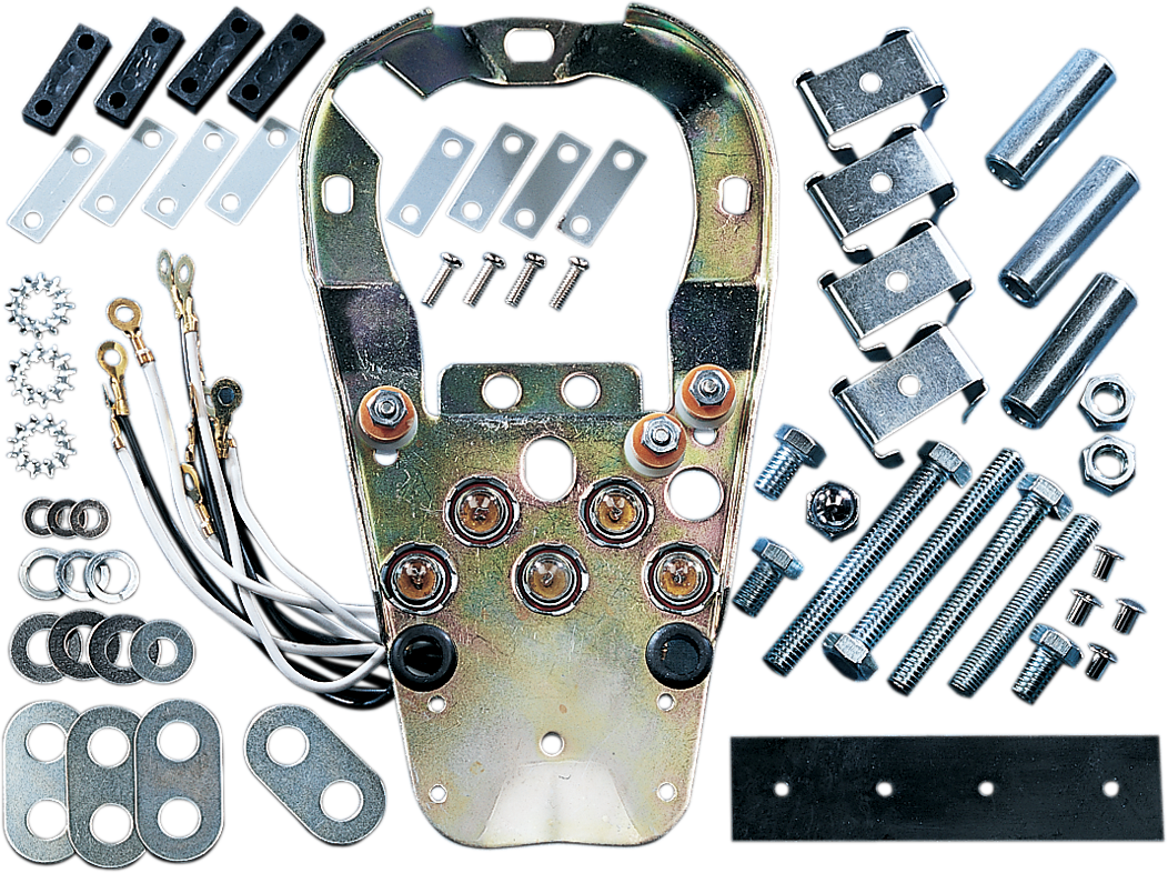 Drag Specialties Dash Base with Wire Harness Kit