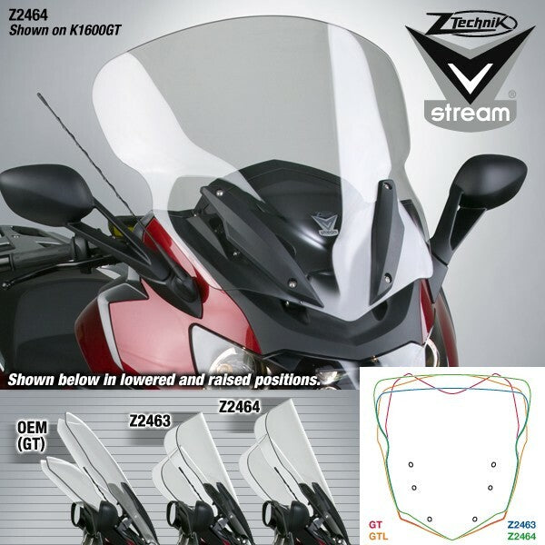 ZTechnik Vstream and Vstream Plus BMW Windscreens