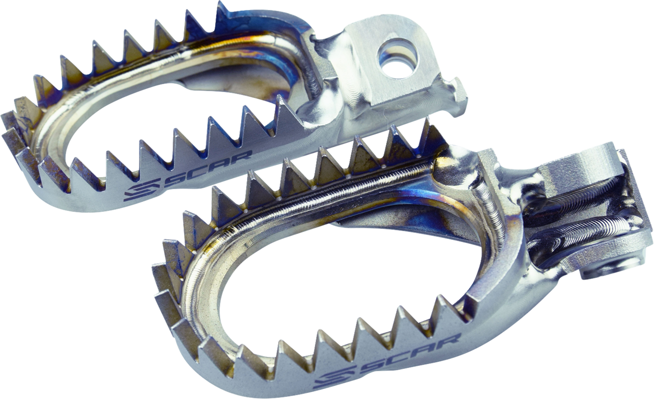 Scar Racing Anti-Mud Foot Pegs