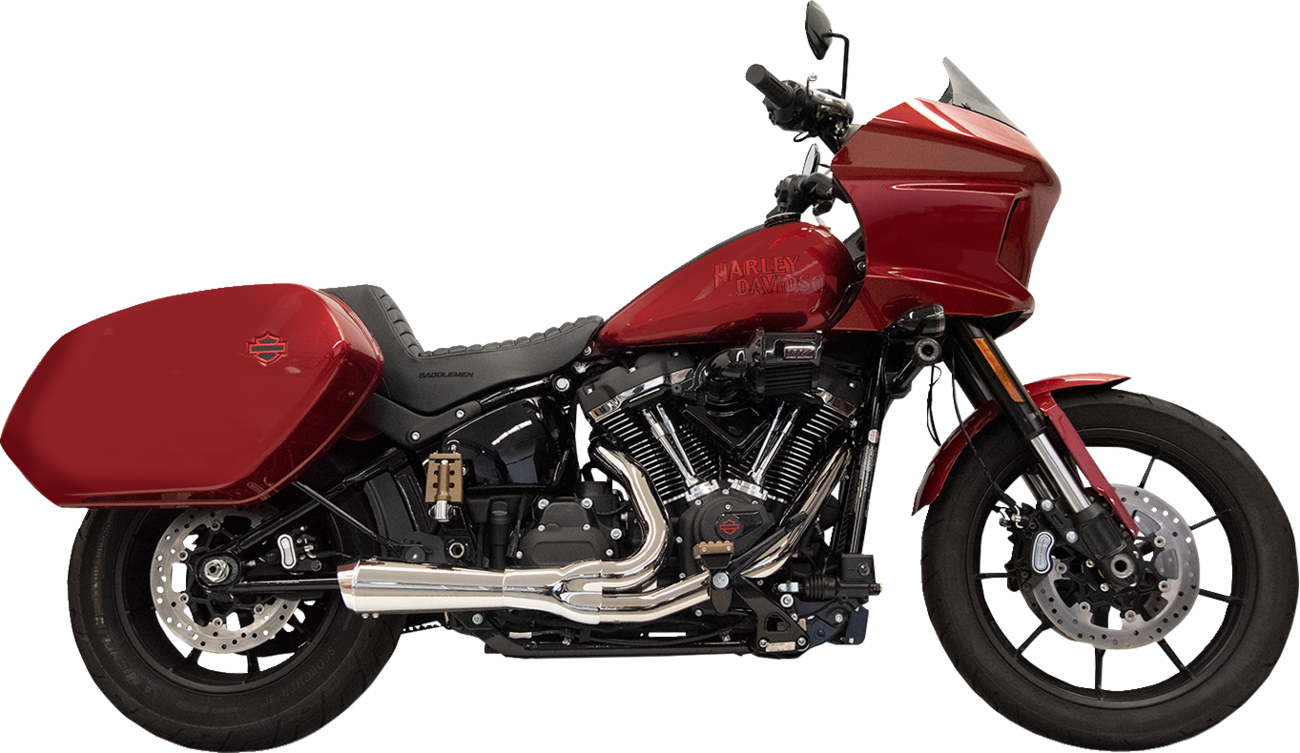 Bassani Xhaust 2-into-1 Ripper Exhaust System with Megaphone Muffler