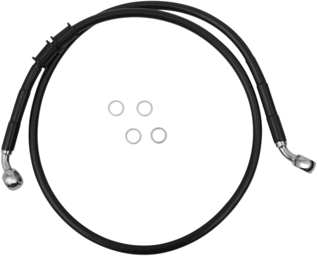 Drag Specialties Extended Length Front Brake Line