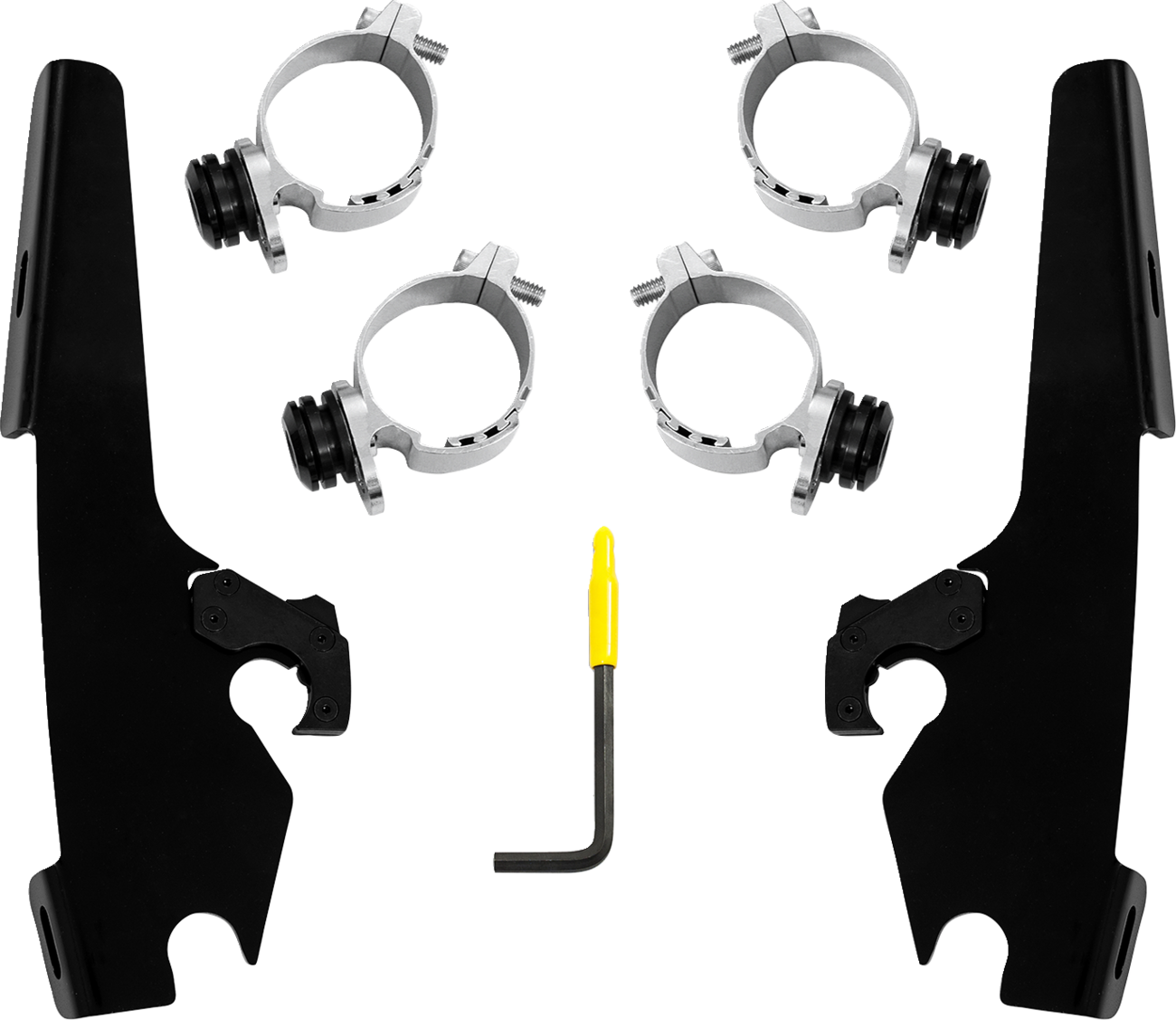 Memphis Shades Fats/Slim Windshield Trigger Lock Complete Mount Kit