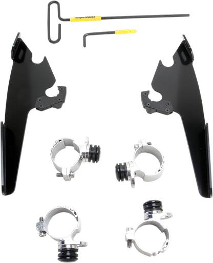 Memphis Shades Fats/Slim Windshield Trigger Lock Complete Mount Kit
