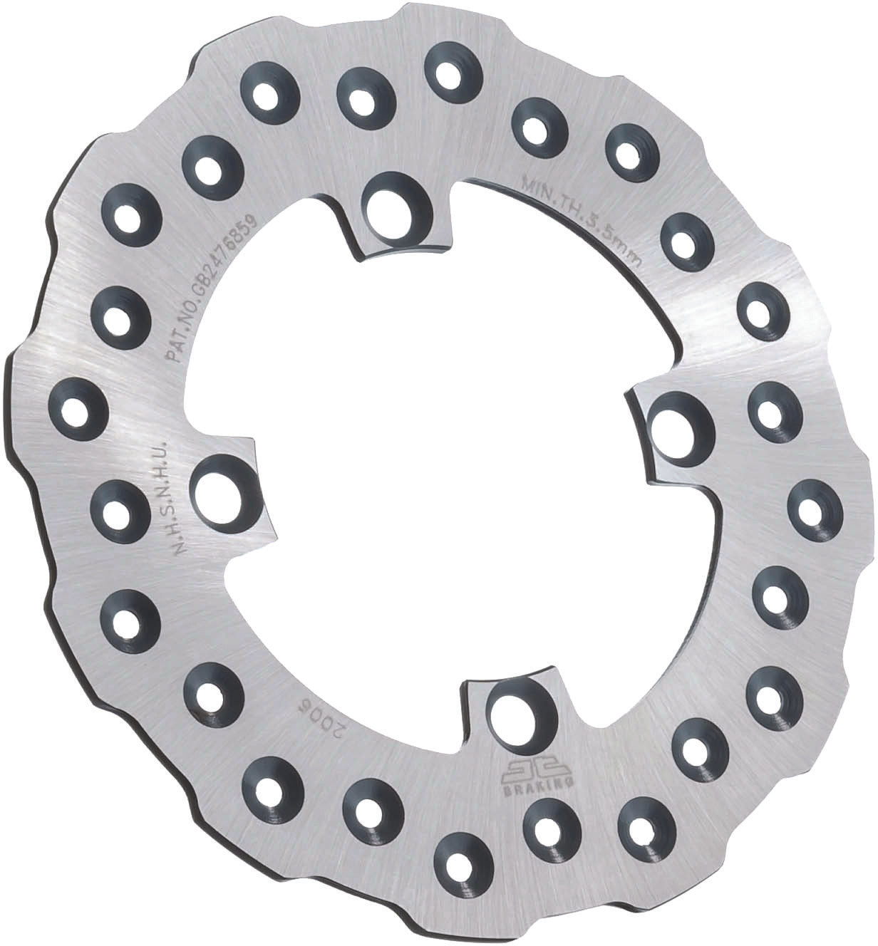 JT Self Cleaning Stainless Steel Brake Rotor