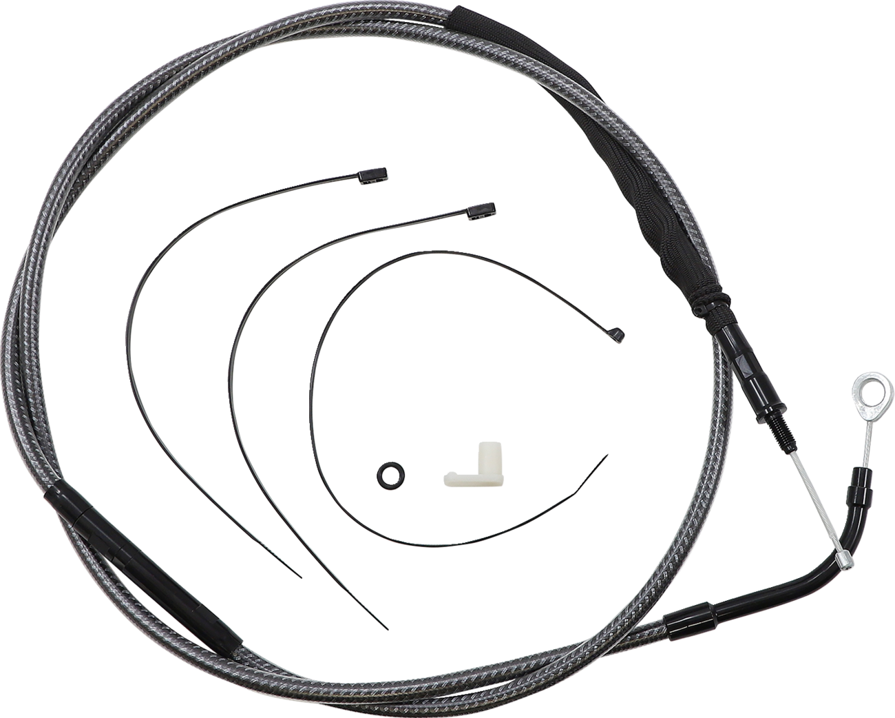Magnum Shielding High-Efficiency Polished KARBONFIBR Clutch Cable