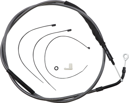 Magnum Shielding High-Efficiency Polished KARBONFIBR Clutch Cable