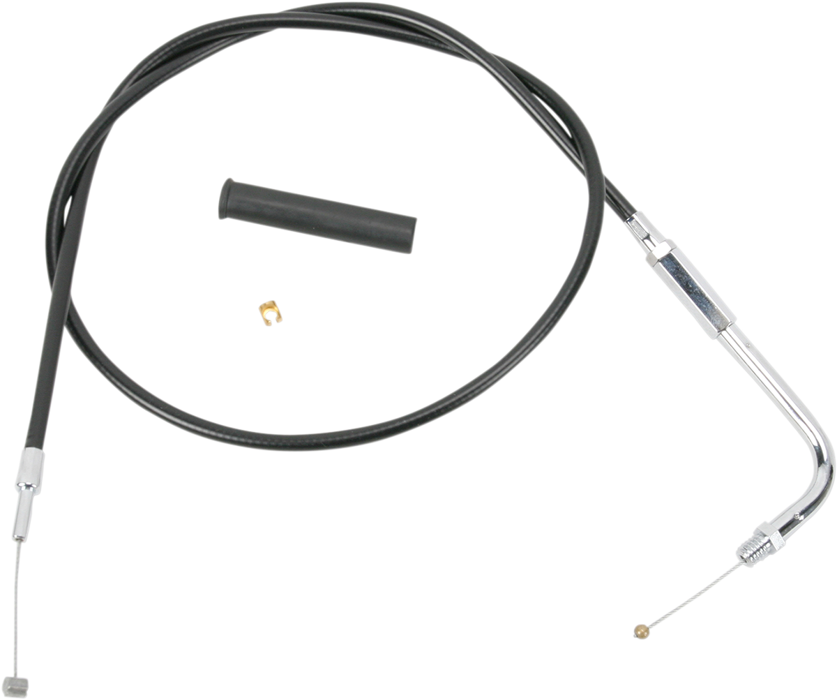 Drag Specialties Black Vinyl Throttle Cable