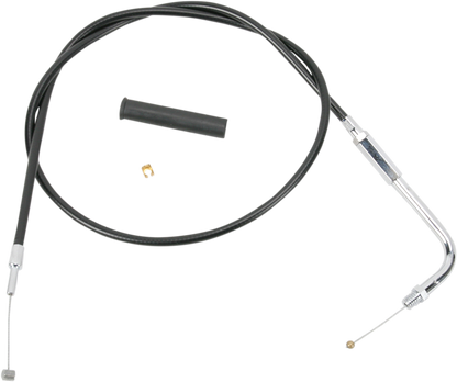 Drag Specialties Black Vinyl Throttle Cable